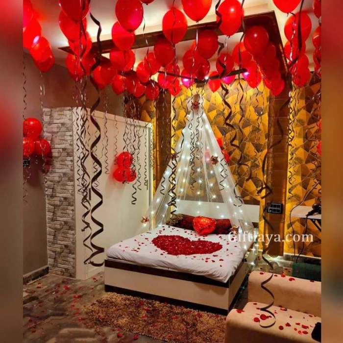 How to decorate hotel room for wedding night