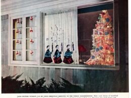 How to decorate picture window for christmas