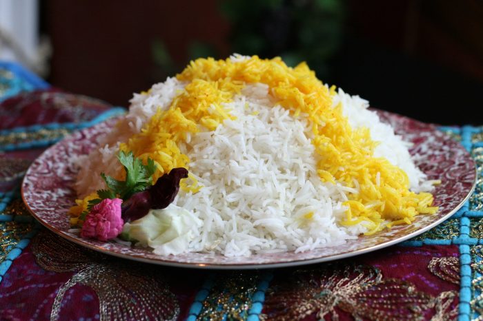 How to cook rice persian style