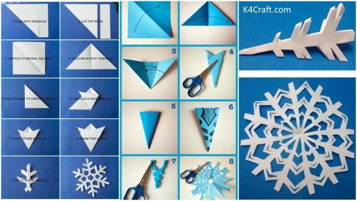 How to make a snowflake decoration