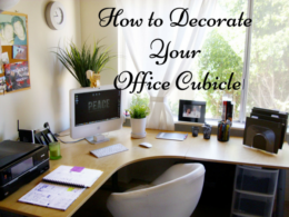 How to decorate small office cubicle