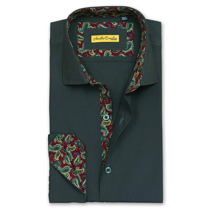 Bright green dress shirt mens