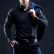 Walmart mens black dress shirts