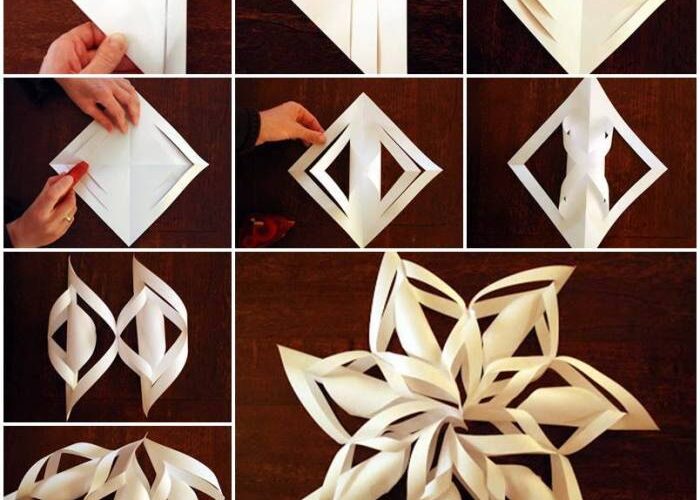 Snowflake diy snowflakes christmas decor ideas decoration winter decorations make bedroom count down day snow cute flakes wall frozen yourcozyhome