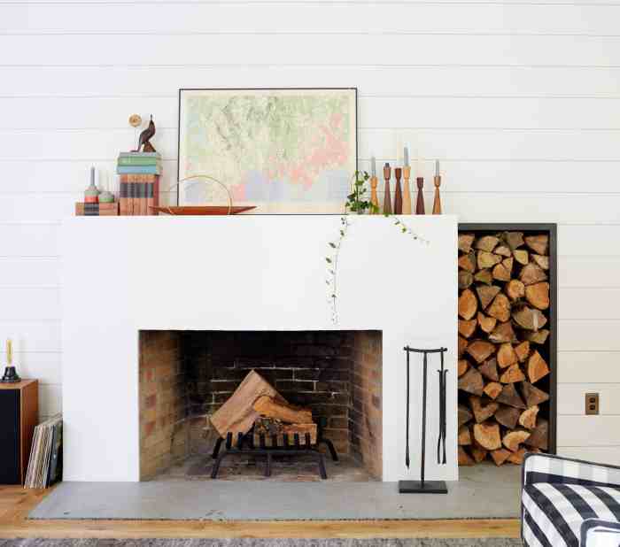 How to decorate room with fireplace