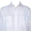 Mens white dress shirt spread collar