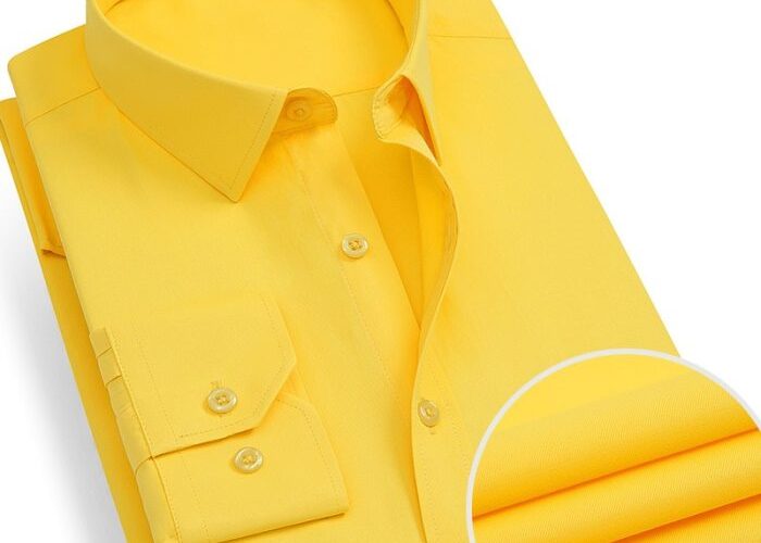 Yellow dress shirt mens