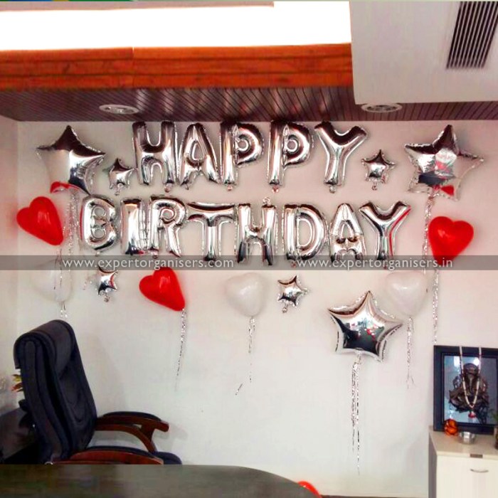 How to decorate boss's office for birthday