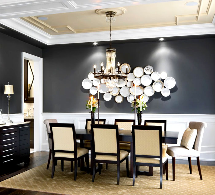 How to decorate dining room walls