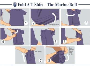 How to fold mens dress shirt