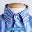 Men's dress shirts point collar