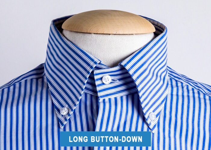 Men's dress shirts point collar