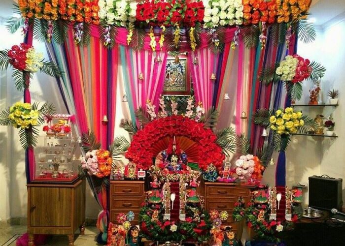 Pooja room mandir decoration puja temple door decorations janmashtami ganapati decor diwali diy choose board