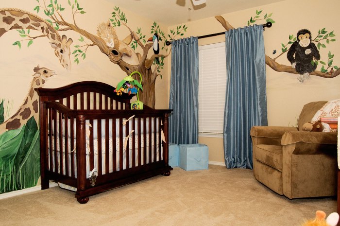 How to decorate a baby room without painting