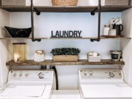 How to decorate a laundry room