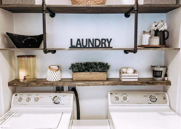 How to decorate a laundry room